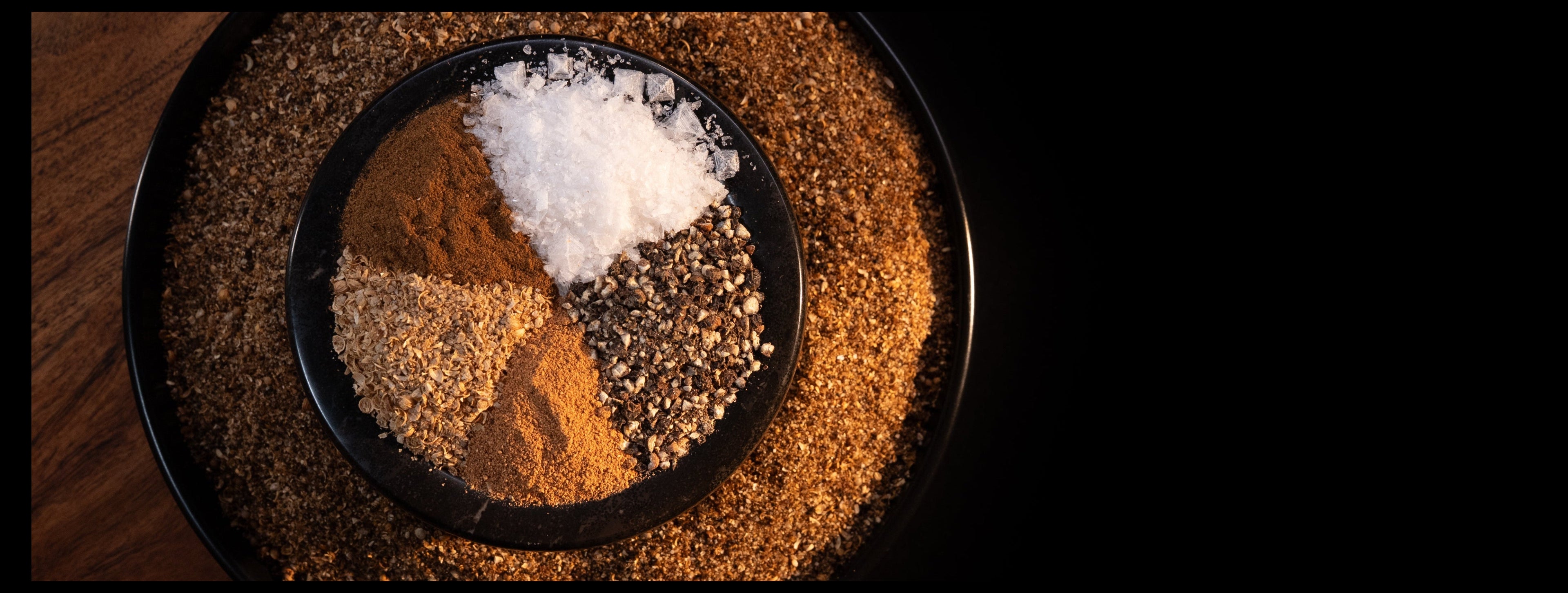 Natural herbs and spices used in The Biltong Bandit's clean-label seasoning blend